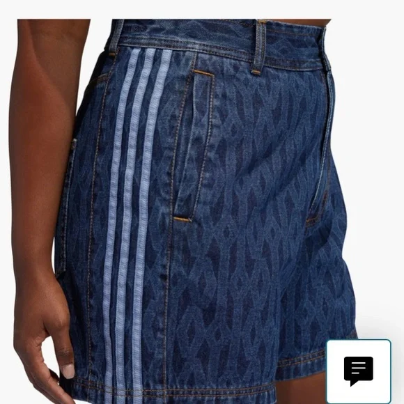 IVY PARK denim shorts size 36 unisex NWT
